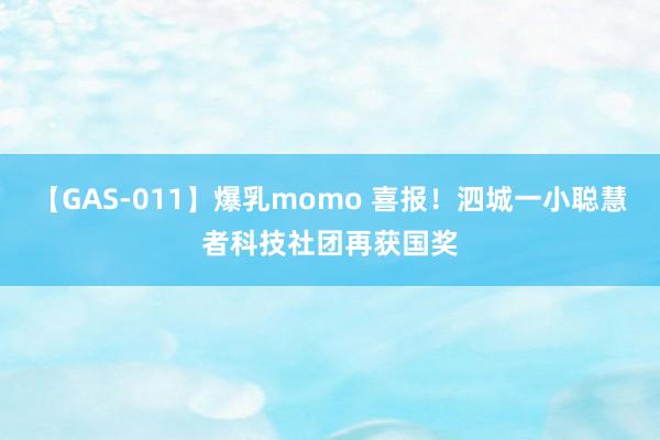 【GAS-011】爆乳momo 喜报！泗城一小聪慧者科技社团再获国奖